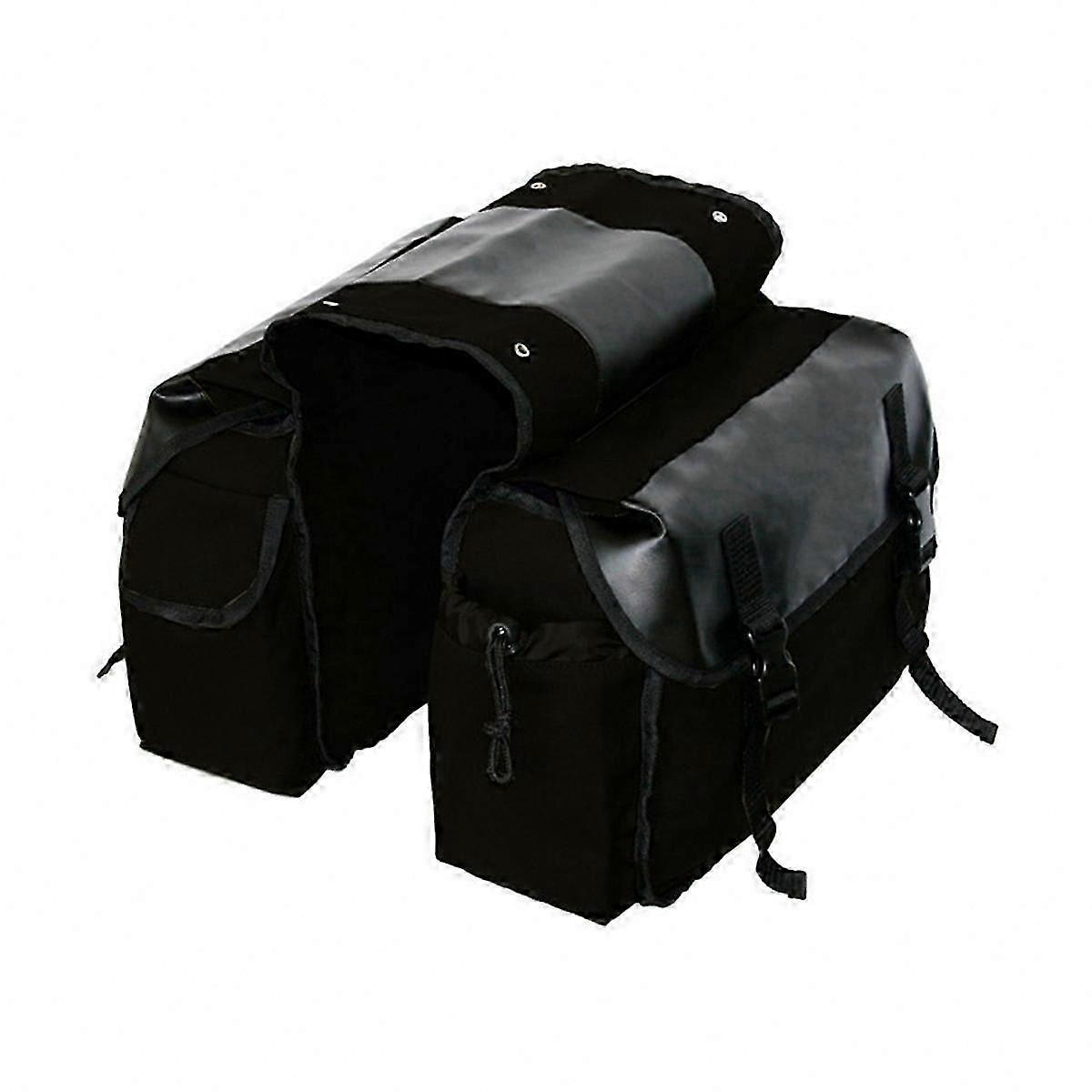 Motorcycle Bicycle Large Capacity Waterproof Saddle Bag Side Tool Box Rear Storage