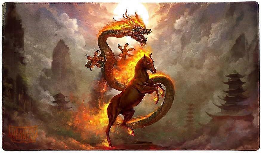 Dragon Shield Fire Horse 2026 Playmat & Tube