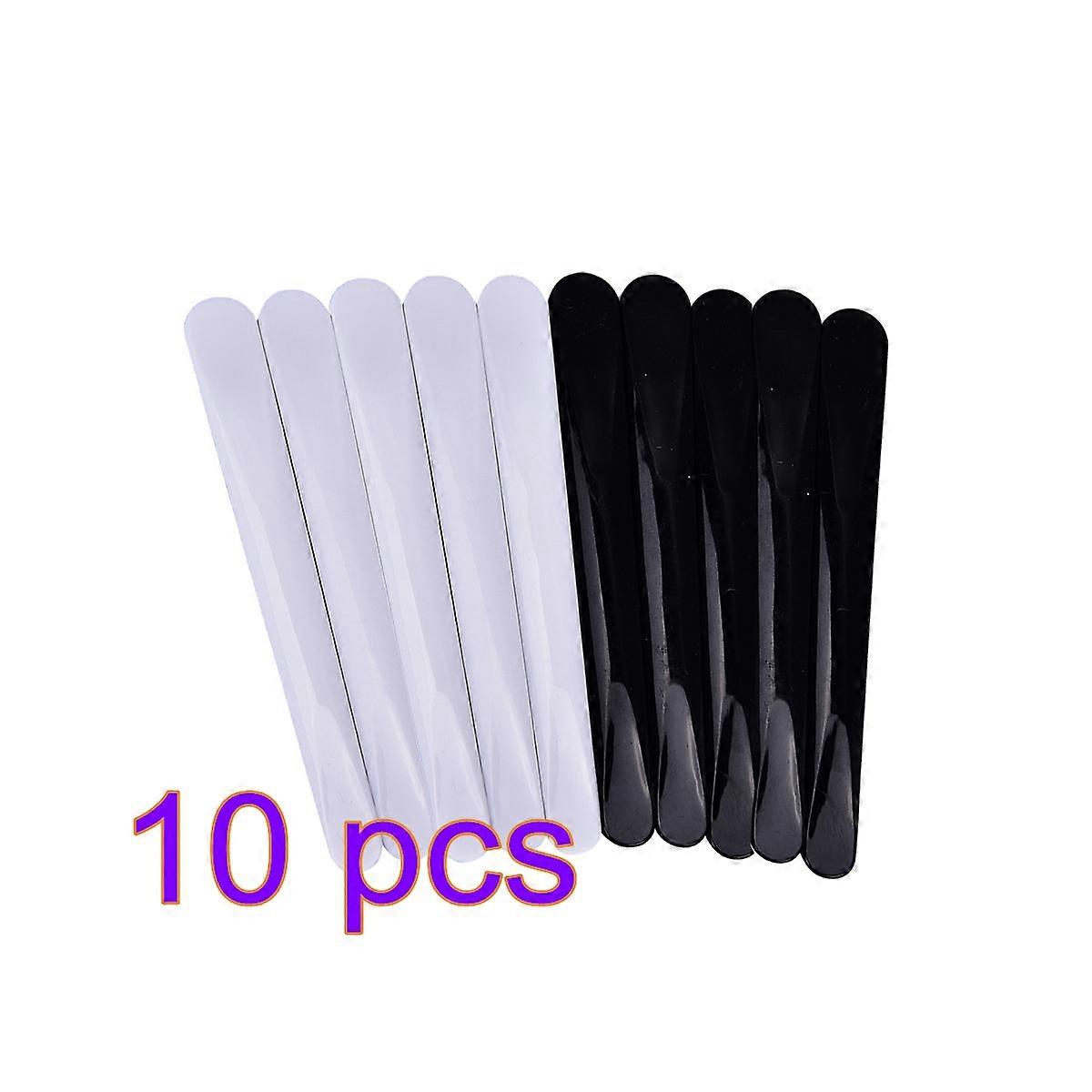 Facial Cosmetic Frosted Tip Spatula for Use 100Pcs