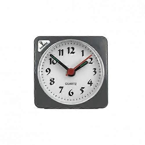 Basiks Plastic Mini Analogue Alarm Clock