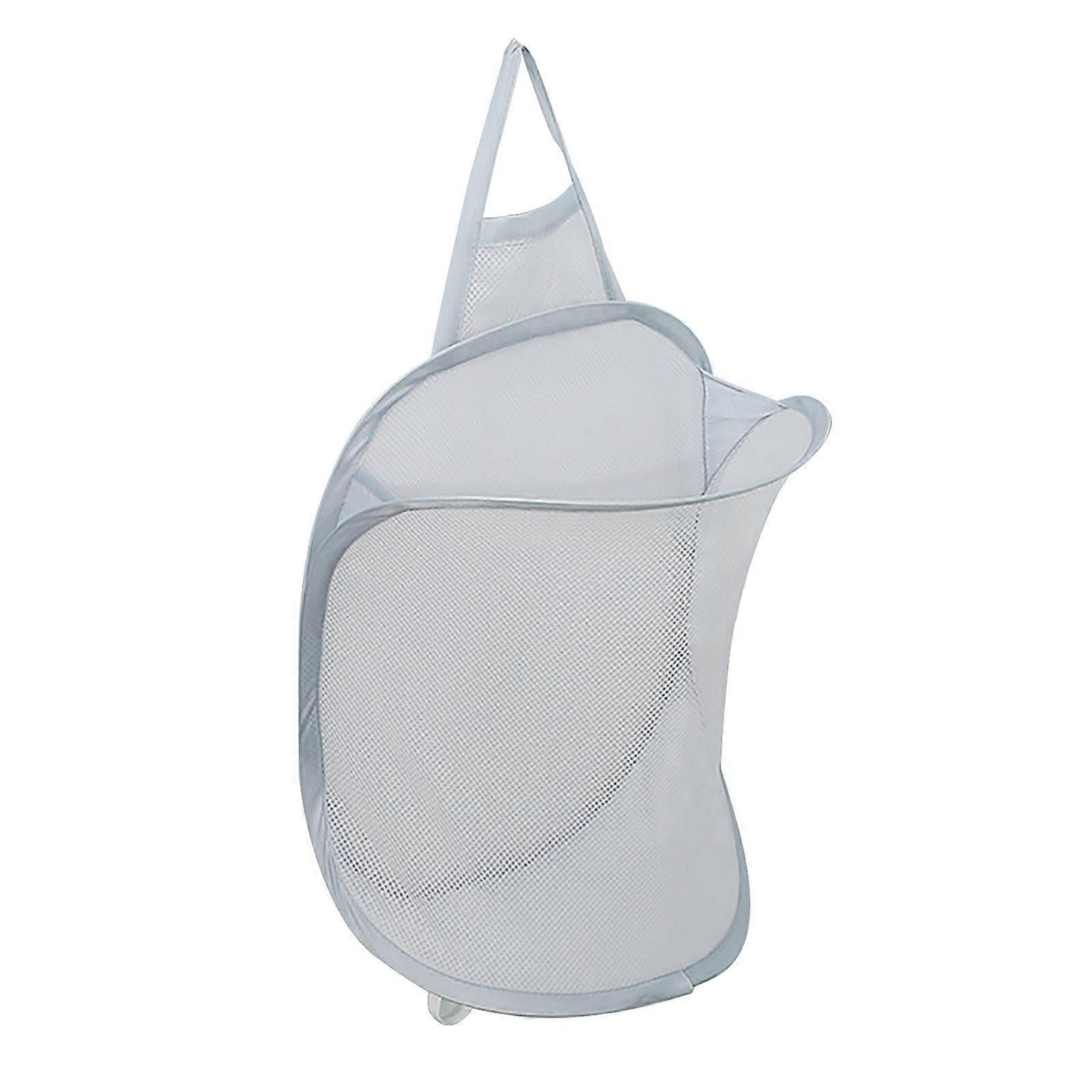 Space Saving Laundry Basket, Polyester Portable Hanging Laundry Hamper, Foldable Laundry Basket