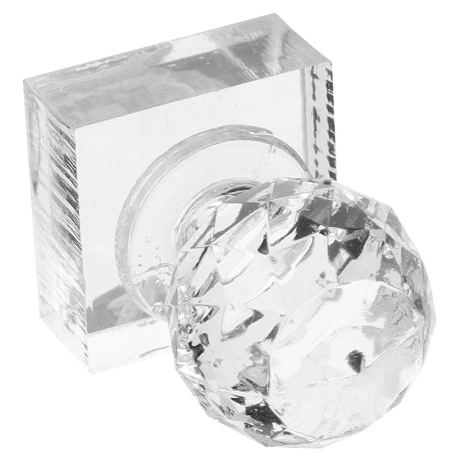 Eyeshadow Dispensing Press Tool for Makeup Use with Acrylic Design