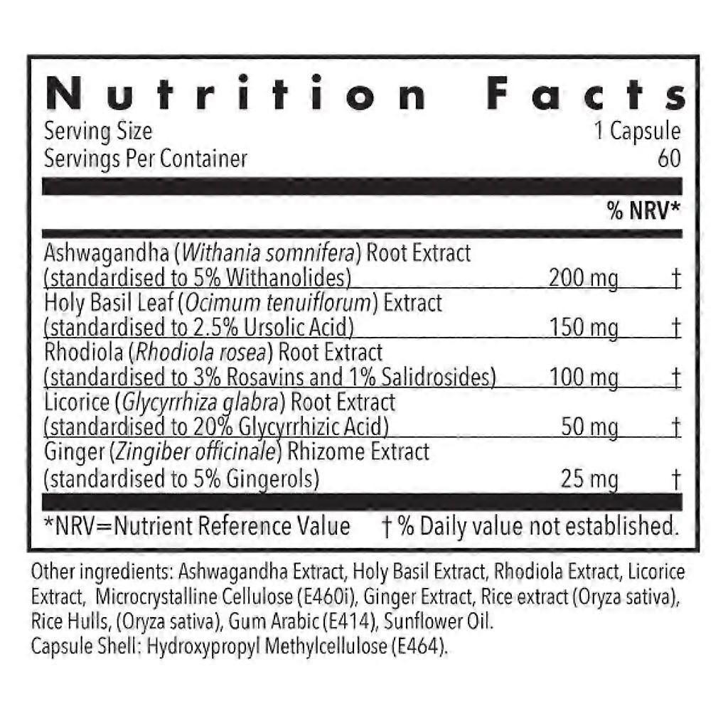 Allergy Research Group Ashwaganda Complex Capsules 60