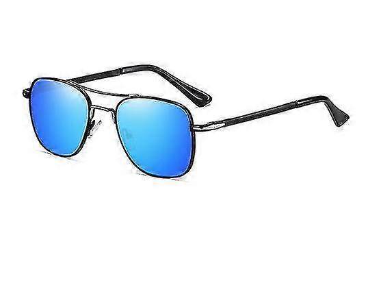 Occhiali da sole uomo e donna Square Polarized Polygon Mirrored Lens