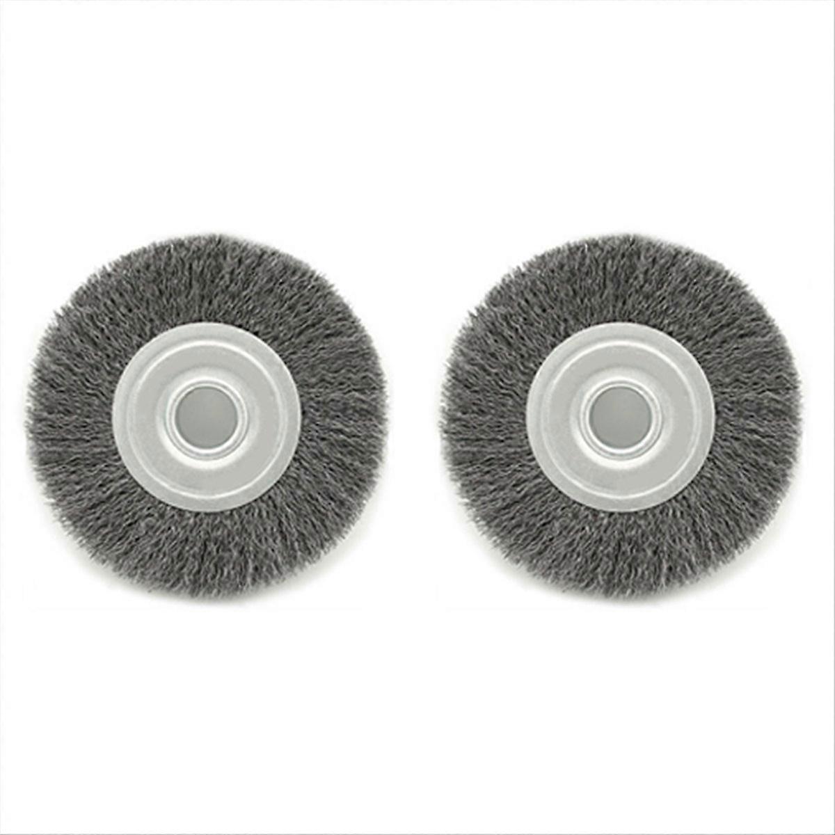 2Pcs 6Inch Wire Wheel for Bench Grinder-Wire Brush for Grinder