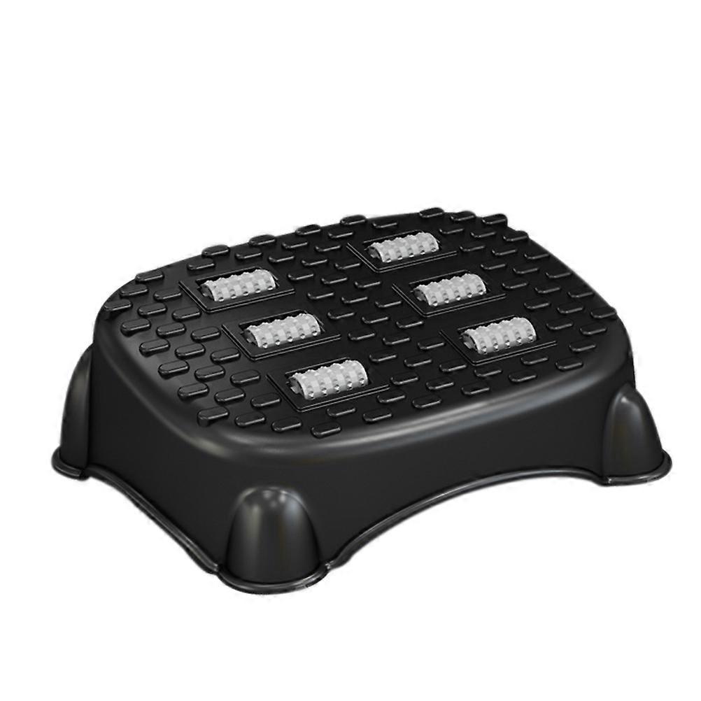 Footstool Plastic Footstool for Home Use 1Pcs Black Practical Step Stool