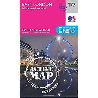 East London, Billericay & Gravesend (OS Landranger Map)