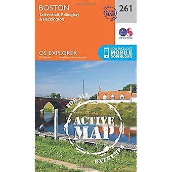 OS Explorer Karte aktiv (261) Boston (OS Explorer aktive Karte)