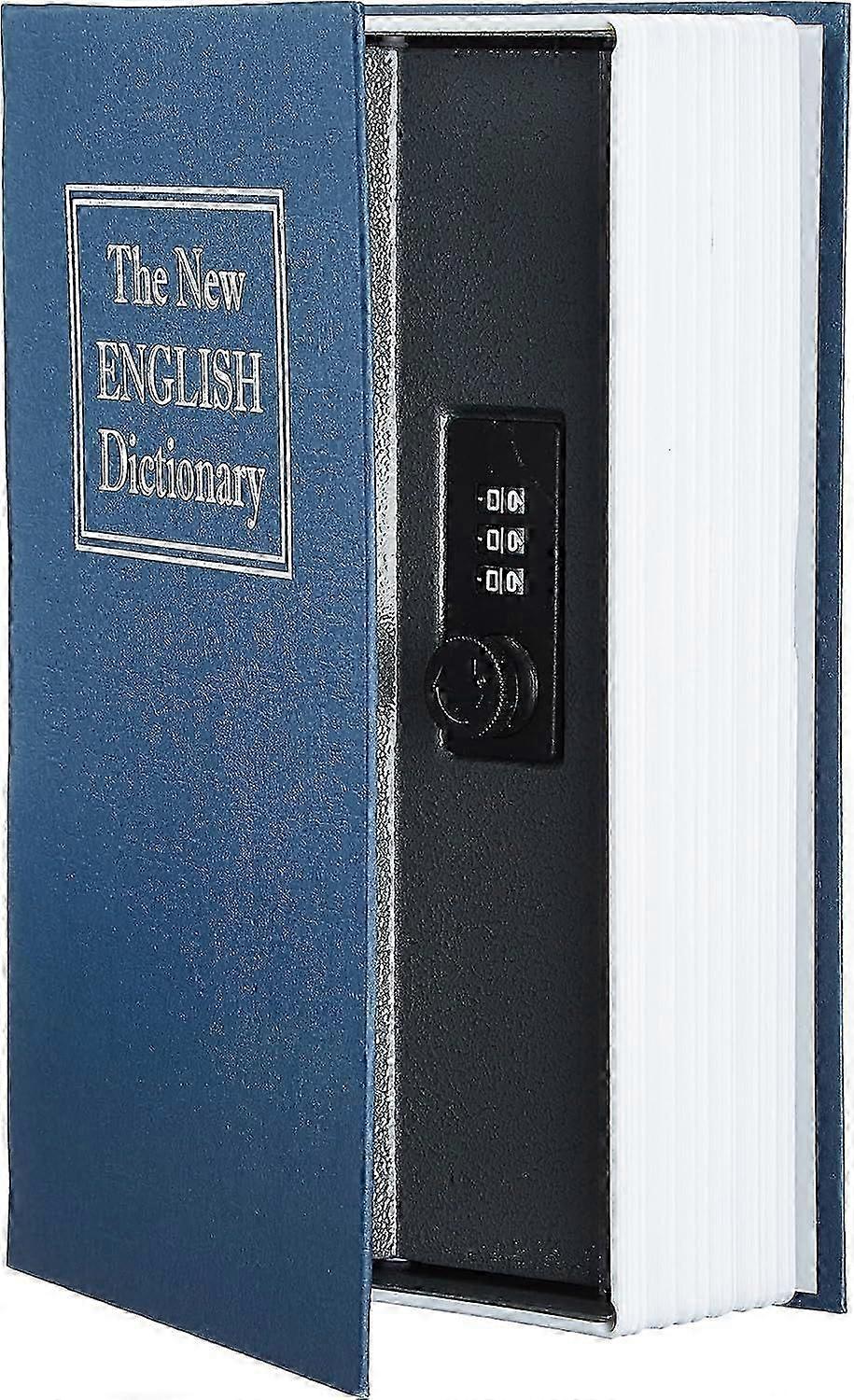 Book Safe - Combination Lock, Blue high quality