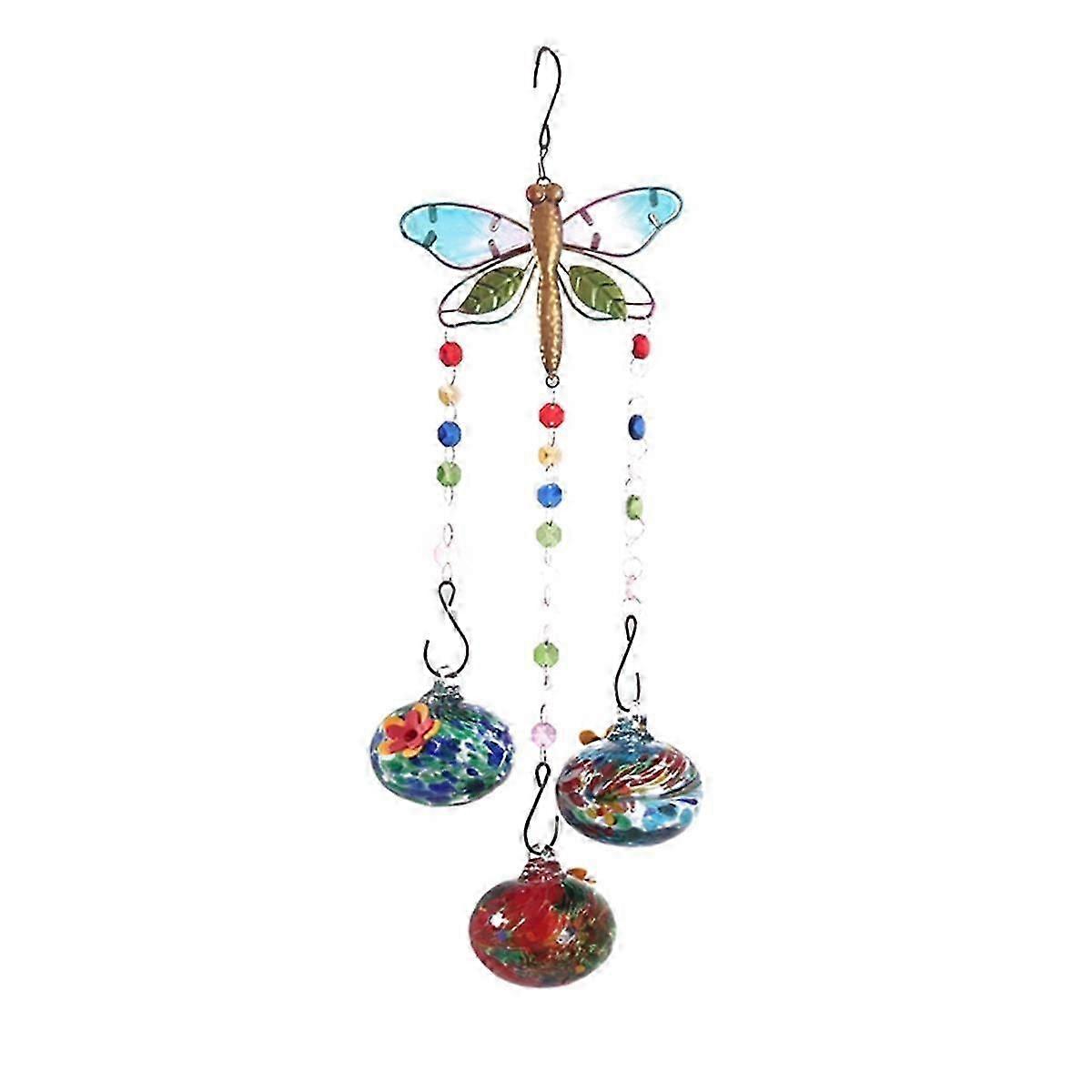 Charming Flower-Shaped Wind Chime Bird Feeder