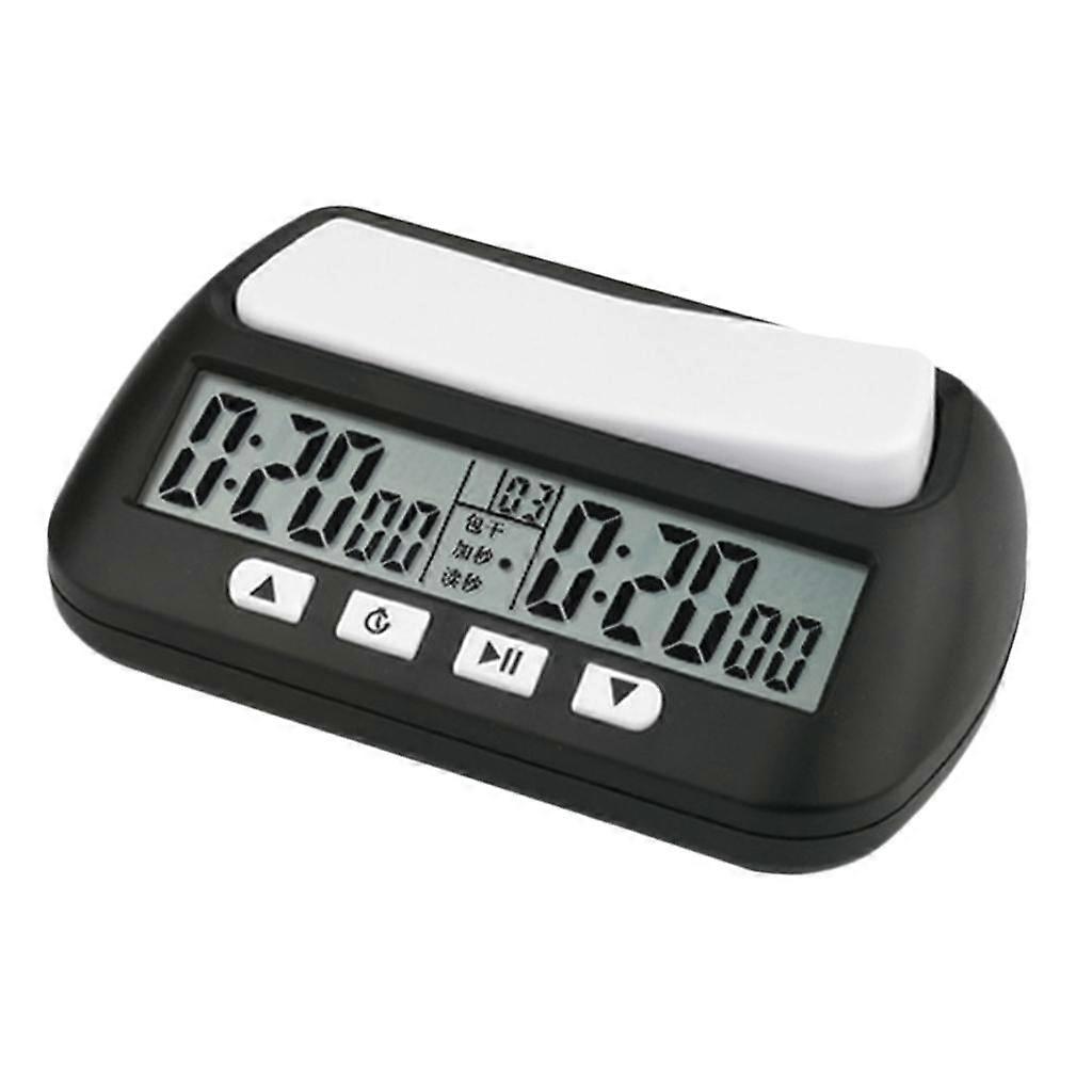 YS-902 Chess Game Clock Count Up Down Timer Chess Game Competition Set Black