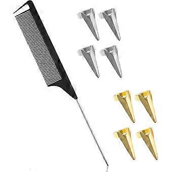 Braiding Finger Tool Hair Parting Tool - 9 Pcs Parting Ring for Braiding Hair