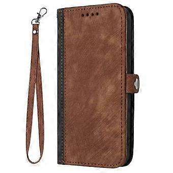 Wallet Case Leather Flip Cover with Card Holder Kickstand and Magnetic Closure for Samsung Galaxy S25 Plus Ref: 2681