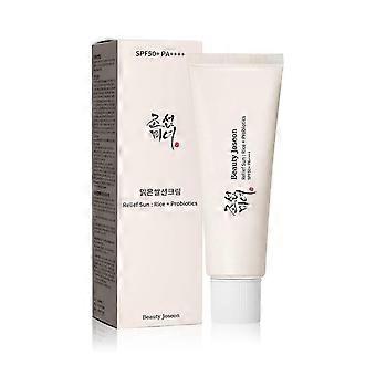 Relief Sun Bio-Sonnenschutz aus Korea LSF 50+, PA++++ Reisprobiotika | Eine Hautpflegelösung für alle Hauttypen