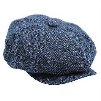 Scott Harris Tweed Newsboy Cap ZH028 Midnight
