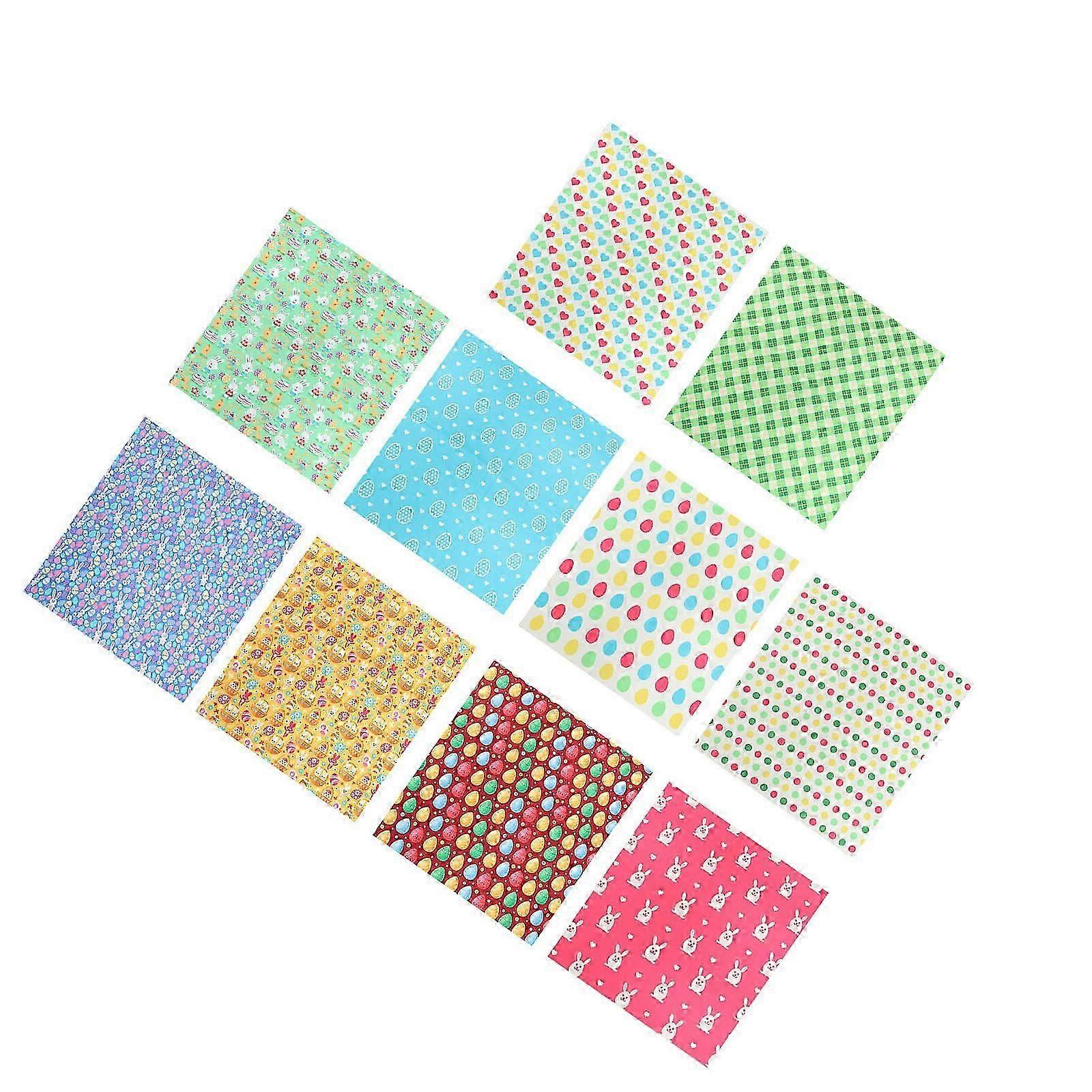 Sewing Craft DIY Fabric Easter Patchwork Material for DIY 20Pcs