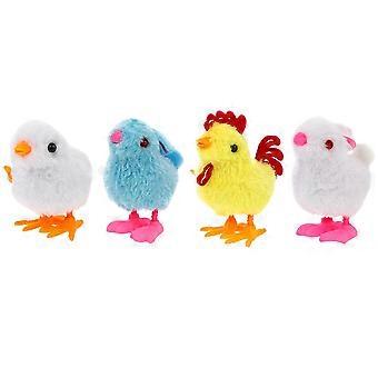 Jouets de Pâques à remontoir pour enfants - Lot de 4 jolis jouets à remonter