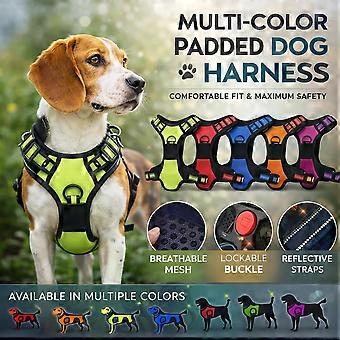 Dog Puppy Pet Fabric Harness Soft Comfortable Mesh Vest Breathable Strong NOPULL