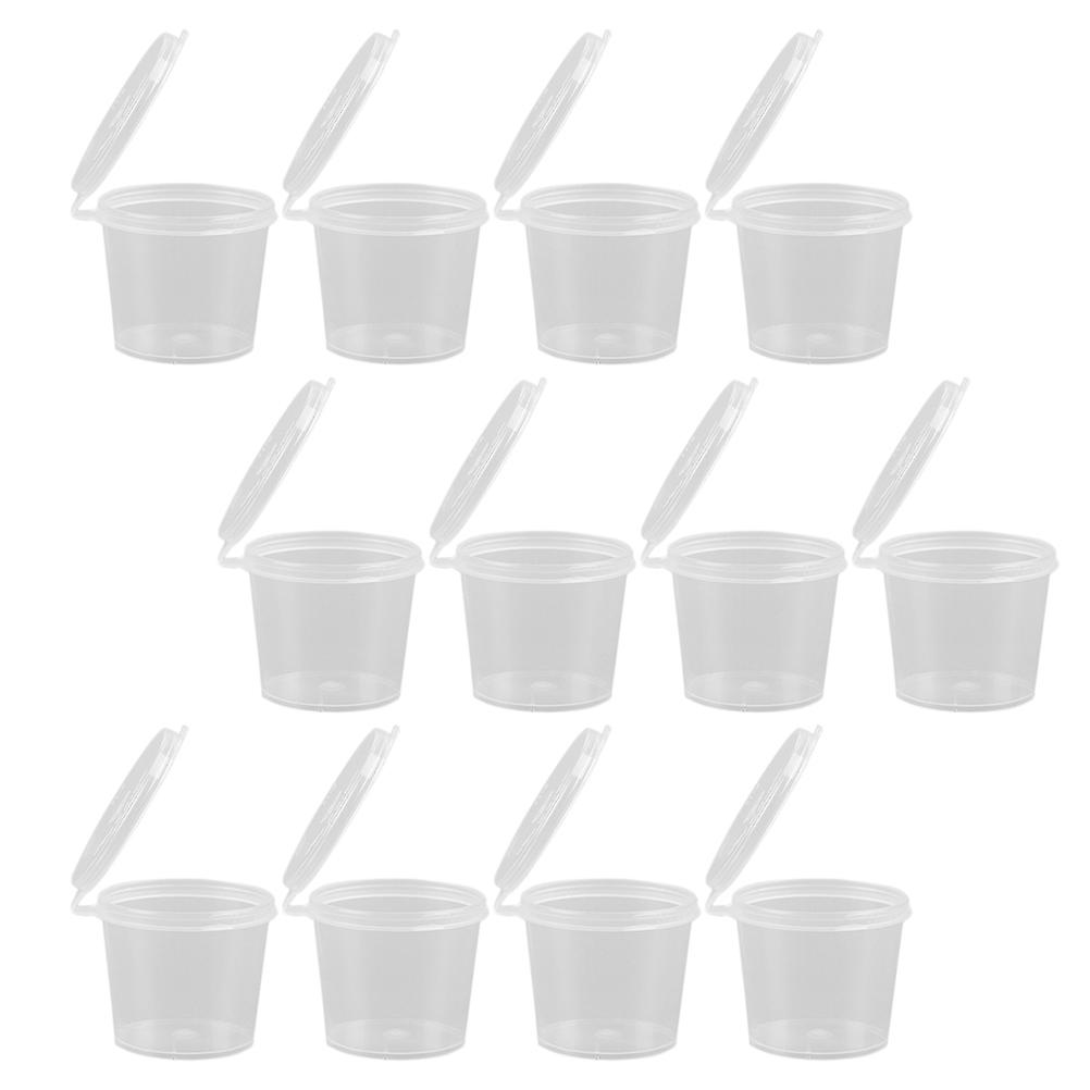 100Pcs Multi-function Sauce Cups Transparent Sauce Containers Convenient Sauce Holders