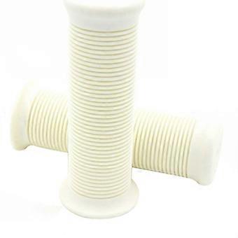 Motorcycle Handlebar Grips Tpu for Ergonomic Comfort 1Pair White