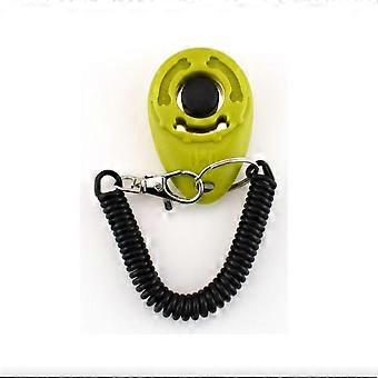 Dog Training Clicker Pet Cat Plastic New Dogs Click Trainer Aid Tools Adjustable Wrist Strap Sound Key Chain Dog Supplies
