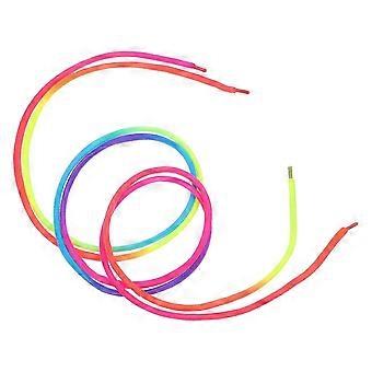 Rainbow Shoelaces Five-Color Fashion Shoelaces for Decoration 1Pair