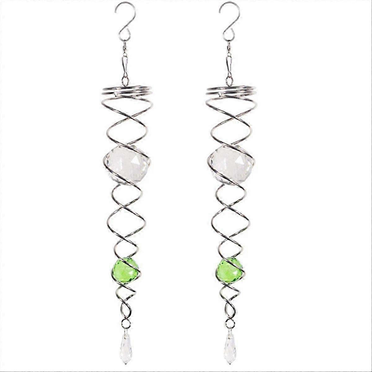 2PCS Spiral Tail Wind Spinner Stabilizer Decorative