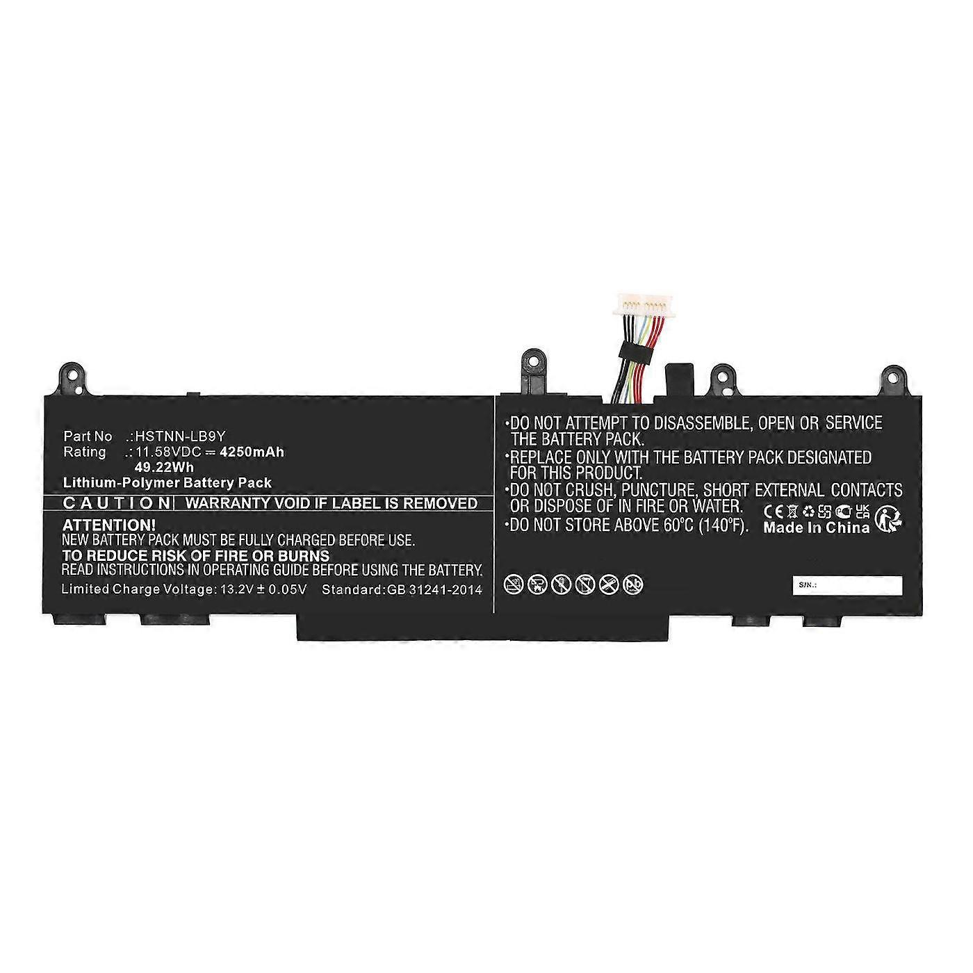 11,58 V 4250 mAh