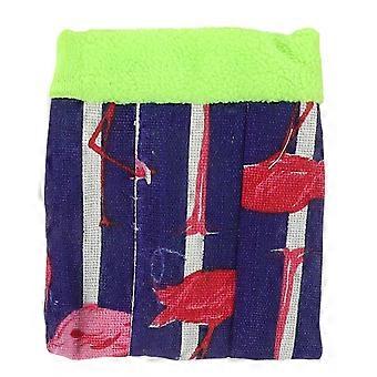 Printed Pet Bed House for Hamster Squirrel and Mice 3Pcs Winter Warm Set
