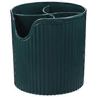 PP Makeup Brush Holder Organizer for Storage with Green Color