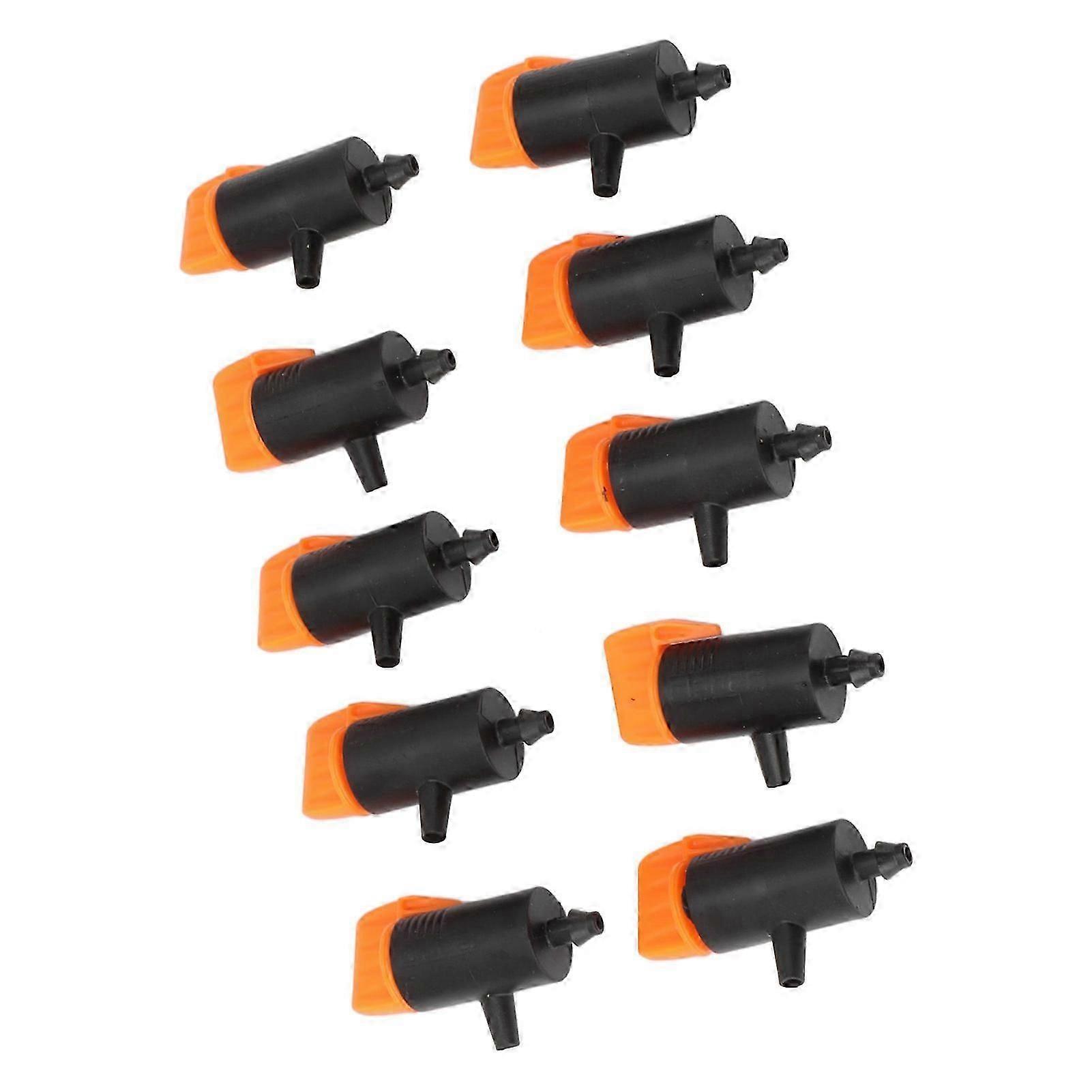 10 Pcs Adjustable Irrigation Drippers 0-200L Micro Spray Set