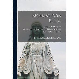 Monasticon Belge Province De Namur Et De Hainaut 2 V - Ursmer Berlire - Paperback - en Book