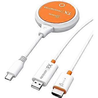 j5create ScreenCast USB-C to HDMI Wireless Display Transmitter and Receiver