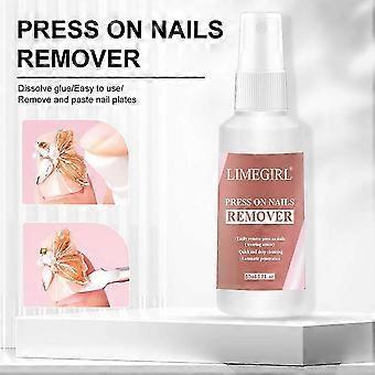 Dissolvant de colle à ongles, Dissolvant de colle à ongles pour presse sur les ongles, Gel de colle à ongles solide facile à retirer sur les faux embouts d’ongles