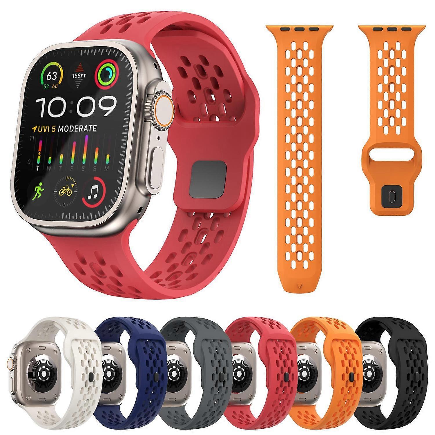 Kalebol Mesh Reverse Buckle Silicone Strap