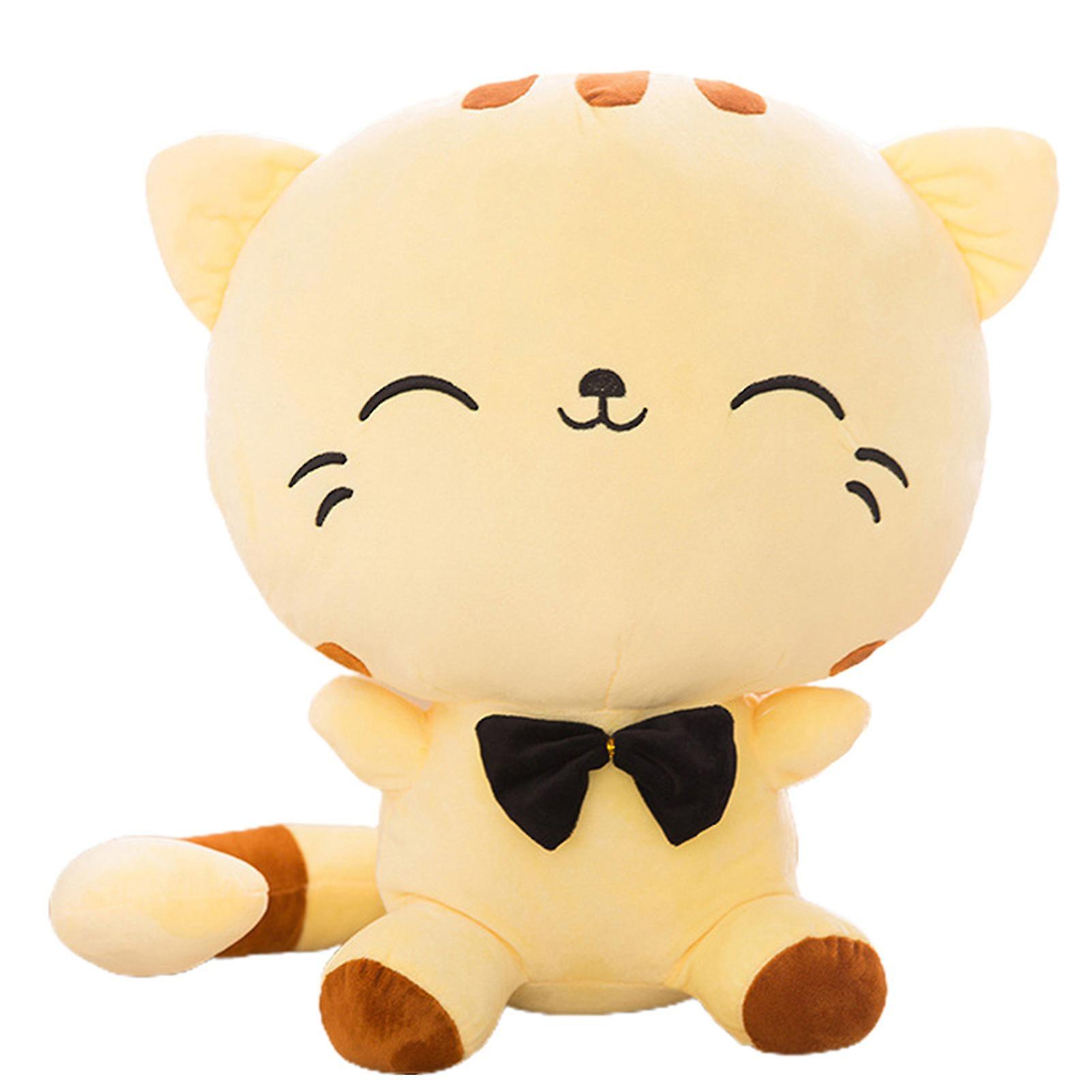 Adorable Cartoon Cat Shape Stuffed Plush Doll Soft Plush Toy Sofa Car Decorative Ornament Birthday Gift