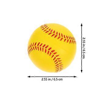 Training Baseball 3Pcs PU Sponge Softballs for Kids Practice Sessions
