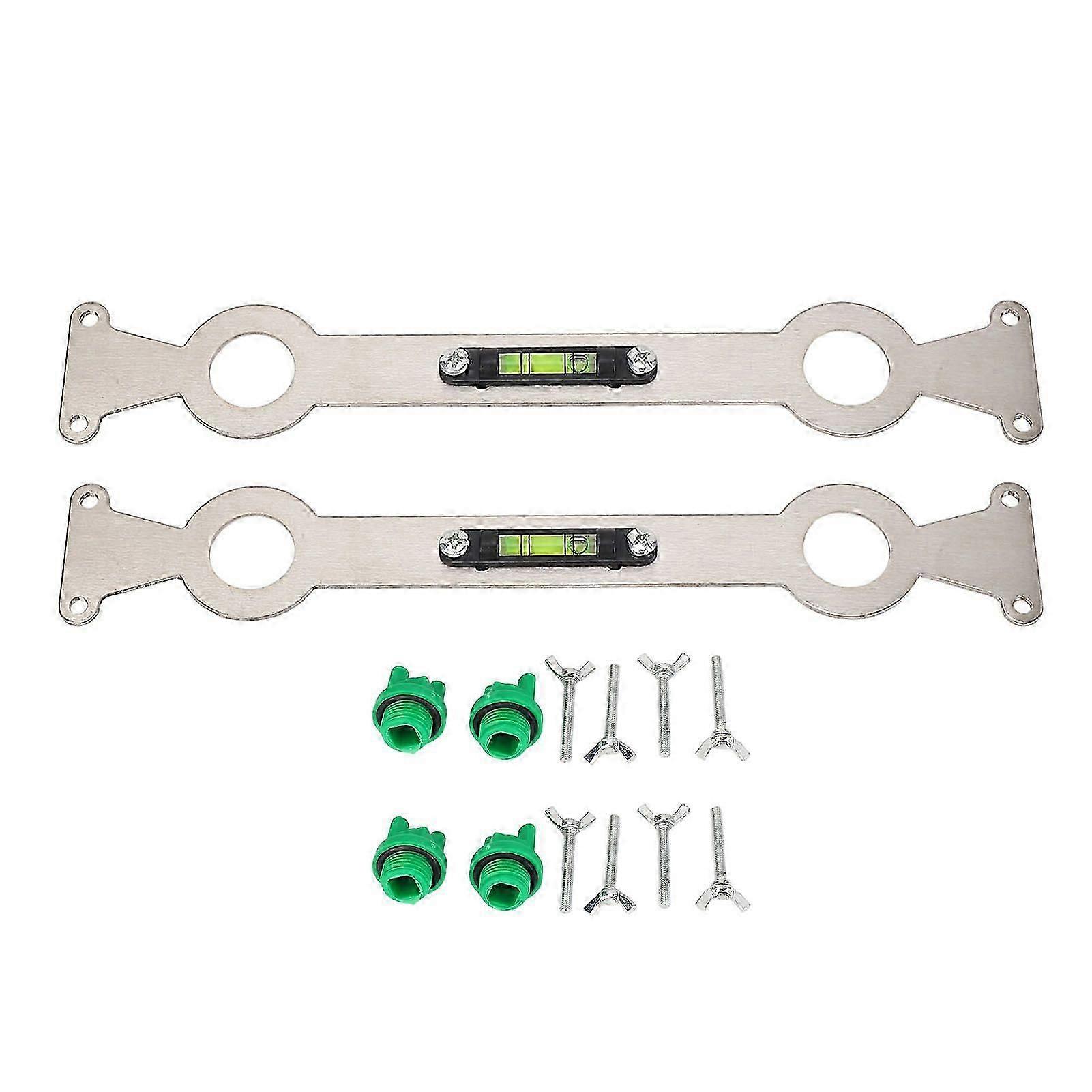2 Set Hot and Cold Water Pipe Leveler High Accuracy Adjustable Multipurpose Pipe Fixed Leveler