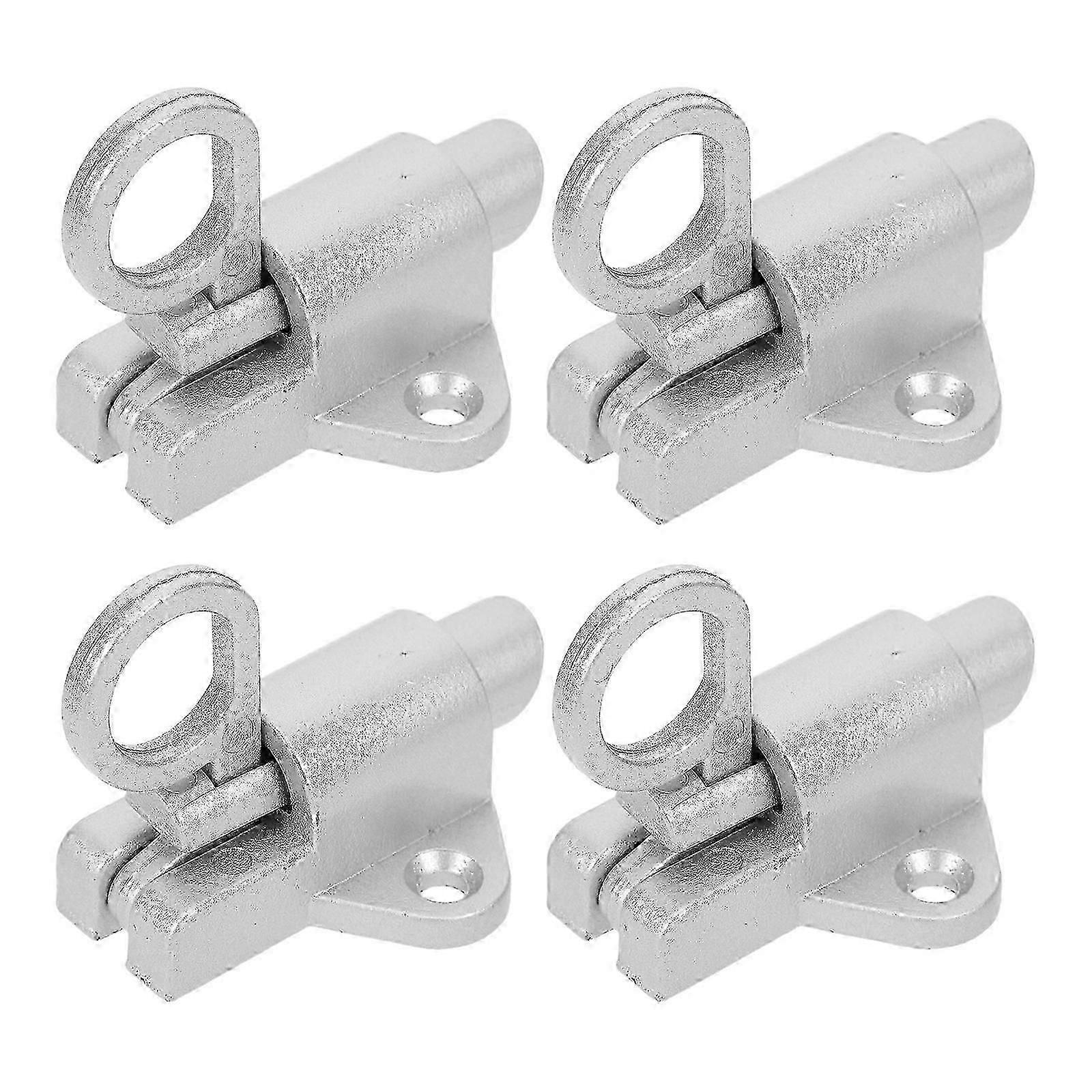 4pcs Self-Closing Latch Aluminum Alloy Safety Automatic Spring Lock