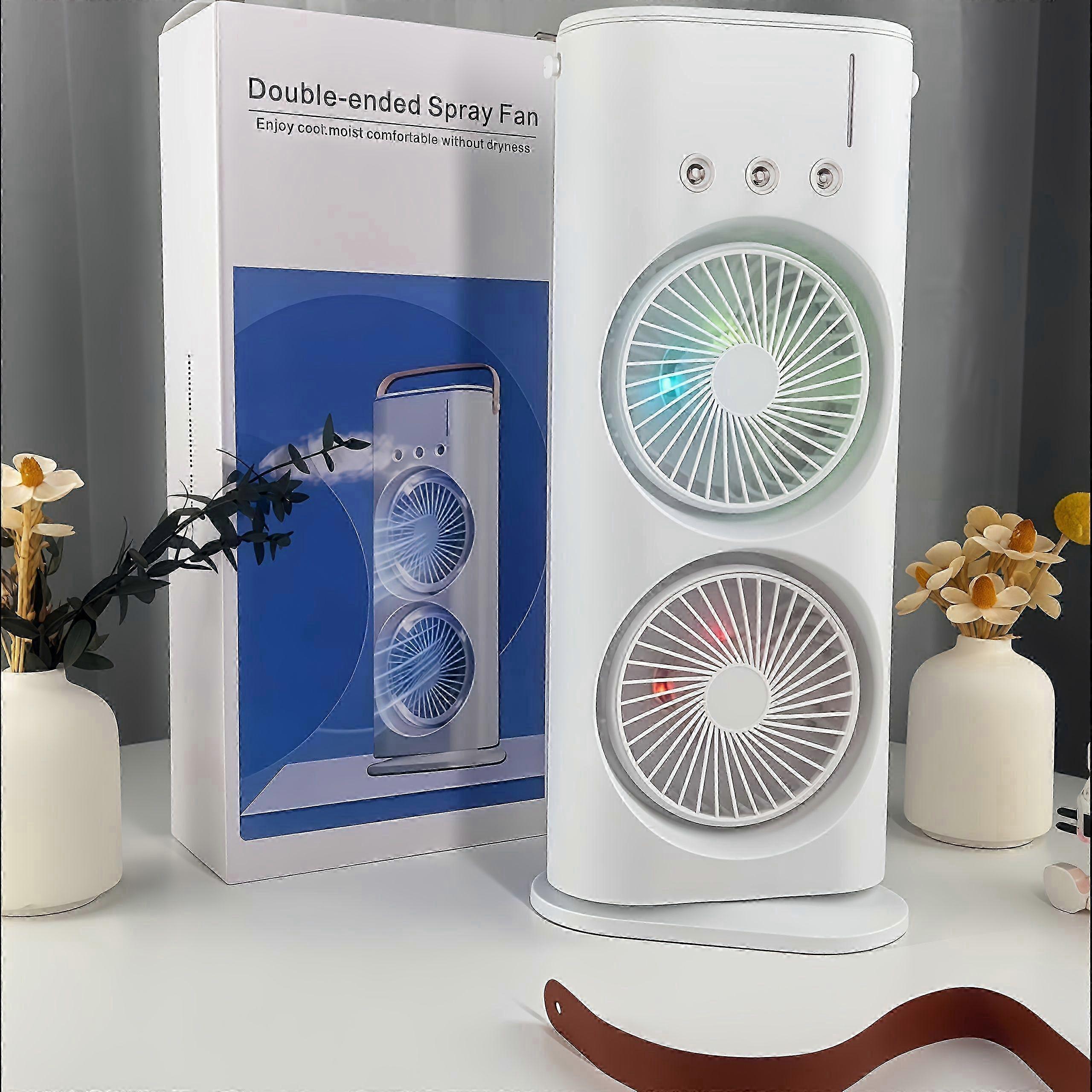 USB-C Rechargeable Dual Mist Fan