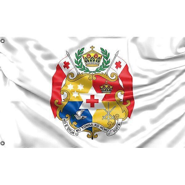Tonga National Emblem Flag Pattern 539