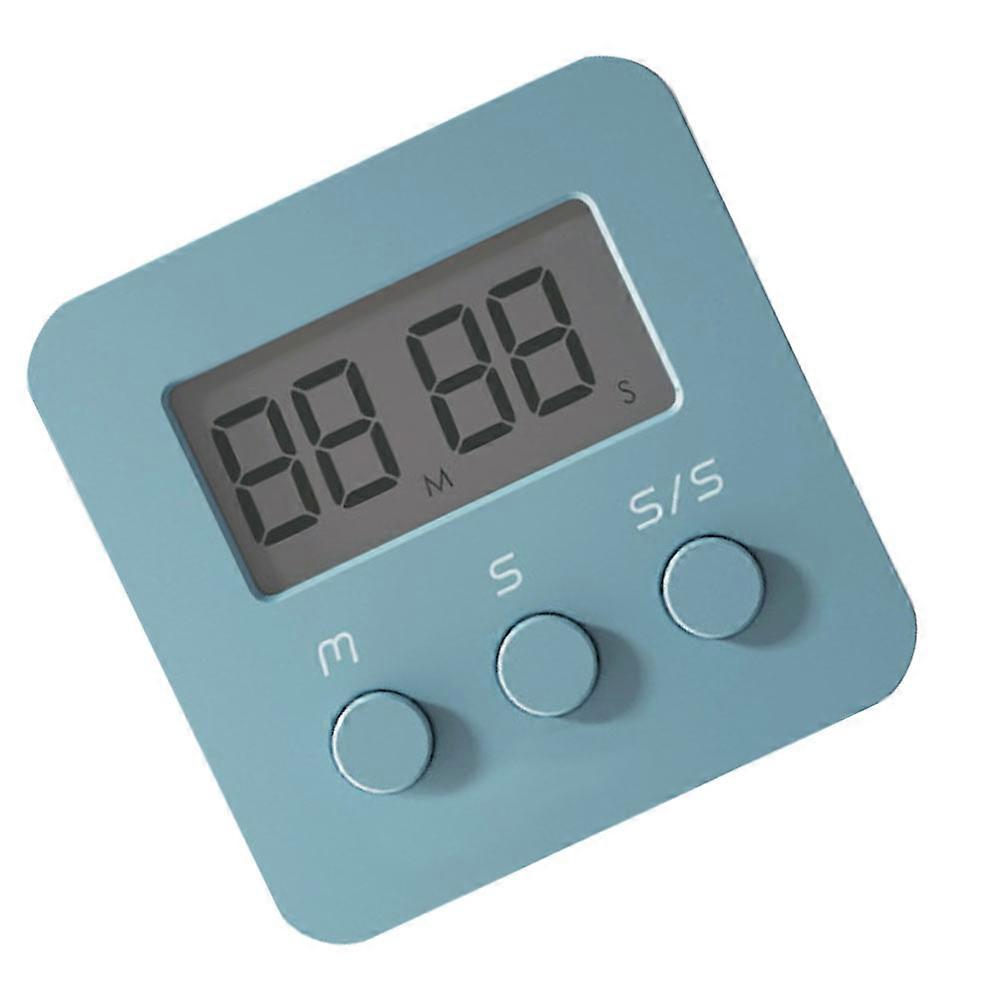 Kitchen Timer Multifunctional Timer for Timing 2Pcs Blue Plastic ABS Design