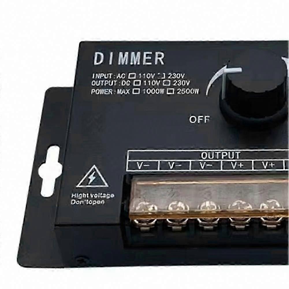 LED Dimmer and Stepless Brightness Controller - AC220V 2500W