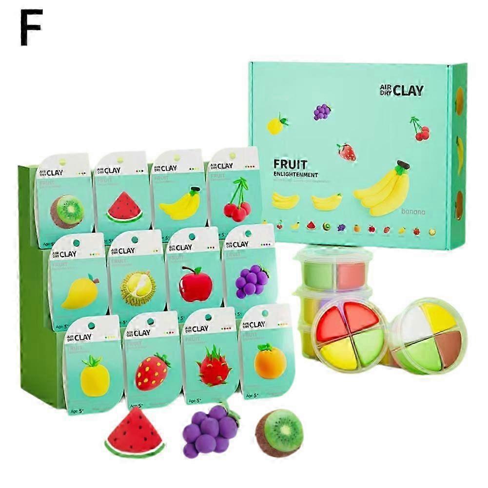 Air-Dry Clay Set With 12 Themes