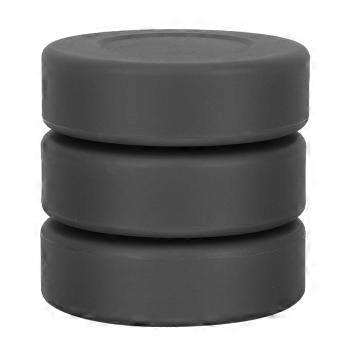 Hockey Pucks 9Pcs Black Rubber Hockey Puck Balls for Indoor Training