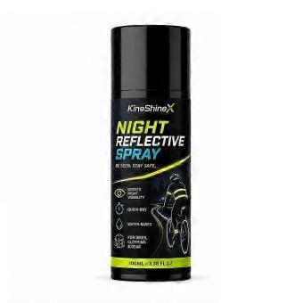 100 ml reflecterende nachtspray, transparante reflecterende spuitverf voor buitenactiviteiten 's nachts, fietsen, hardlopen, weerbestendig en veilig.