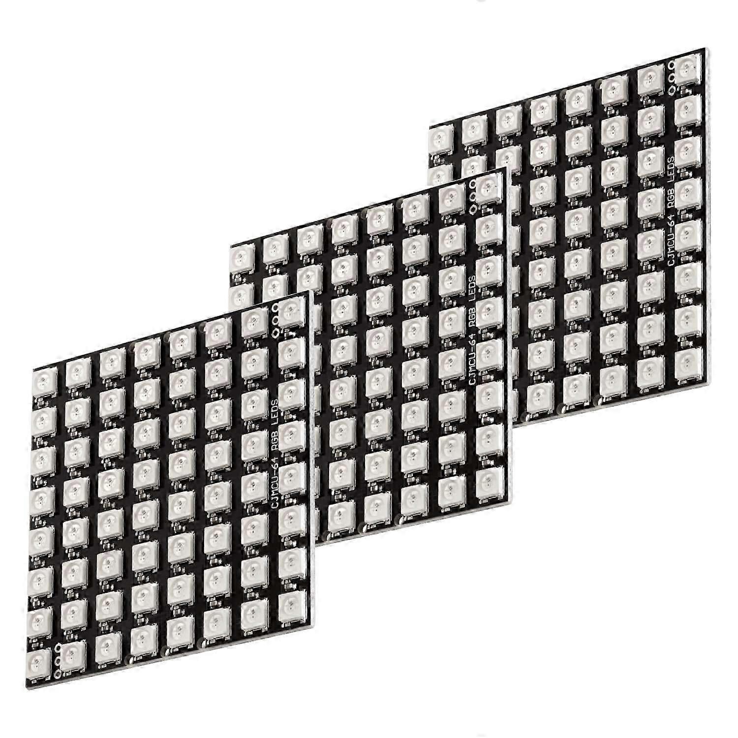 3 x U 64 LED Matrix Panel CJMCU-8X8 Module