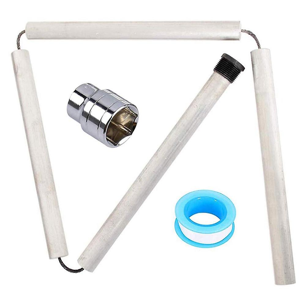 RV Water Heater - Flexible Anode Rod 3/4 NPT Threaded Belt Hex Sleeve Tool Water Heater Anode - Rod
