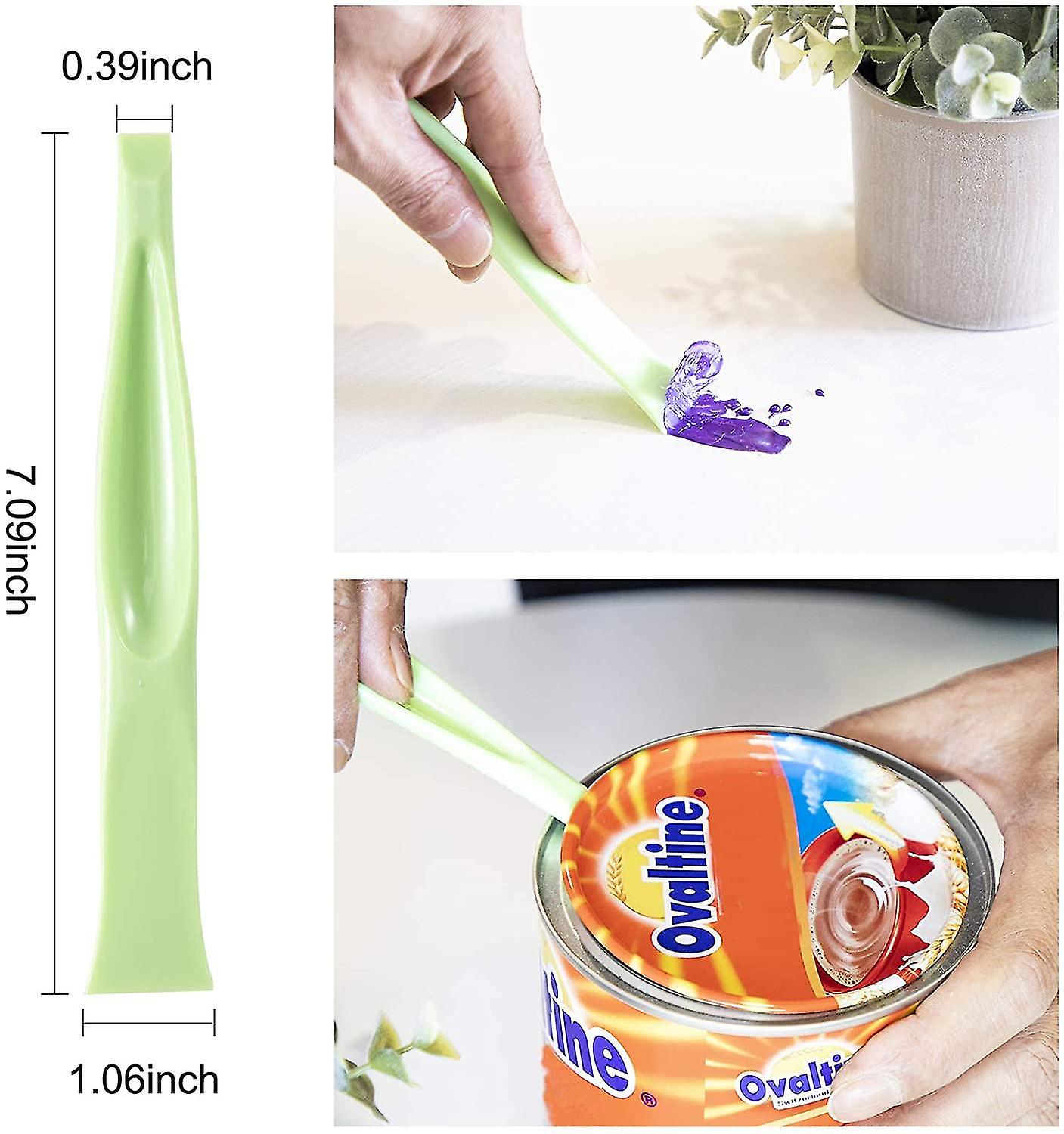 5 Pcs Cleaning Scraper Tool Label Scraper Gum Scraper Kitchen Plastic Multipurpose Stiff Grill Scratch Scraper Can Opener Free Cleaning Tool (5 Pcs Cl