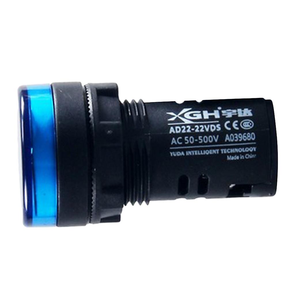 22mm AC 50-500V Digital LED Display Voltmeter Voltage Meter Indicator Light